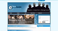 Desktop Screenshot of eclubtracker.com